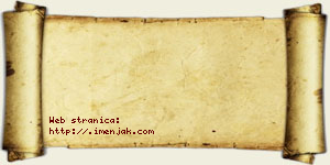 Luna Ljoskić vizit kartica